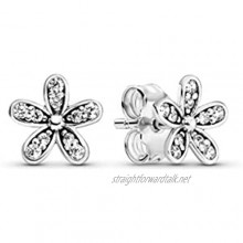Pandora Jewelry Sparkling Daisy Flower Stud Earrings