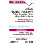 Protective Cream HPS: Protects allergic skin from contact with metals: nickel chromium cobalt • Proven effectiveness • Extremely safe and pure formulation • Lets the skin breath • Last for up to 14h • No need for nickel-free earrings anymore!