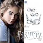Yumilok Sterling Silver Infinity Necklace with Anchor Eternal Jewelry Set