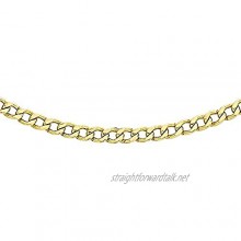 Carissima Gold Women's 9 ct Yellow Gold Hollow 2.2 mm Curb Chain Necklace