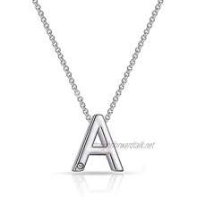 Initial Necklaces A to Z Created with Austrian Crystals