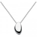 Kit Heath Sterling Silver Pebble Necklace of Length 45.7 cm