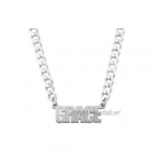 MyNameNecklace Thick Chain Name Necklace personalised jewellery unisex gift