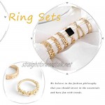 Aukmla Boho Knuckle Rings Set Gold Stackable Finger Rings Midi Size Joint Knuckle Rings Hand Accessories for Women and Girls 13PCS