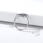 Dainty Snake/Cat&Dog Paw Rings for Women 925 Sterling Silver Adjustable Finger Rings Cute Jewelry(with Gift Box)