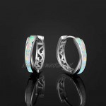 Mother's Day Gifts Earrings Opal Ring for Women 925 Sterling Silver Birthday Gifts for Girls Kids