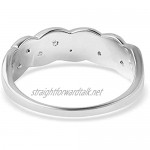 RACHEL GALLEY Silver Braid Band Ring for Women Shinny 925 Sterling Stamped High Gloss Plain Solid Designer Jewellery