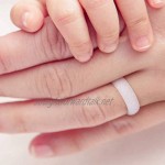 ROQ Silicone Wedding Ring for Women Affordable Silicone Rubber Wedding Bands