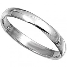 Solid 925 Sterling Silver Ring 4mm Band In 20 Different Sizes G-Z