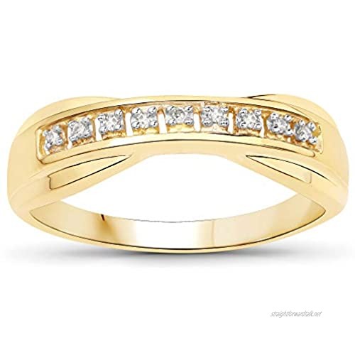 The Diamond Ring Collection: 9ct Yellow Gold 6mm Channel Set Diamond Eternity Ring Ring Size I J K L M N O P Q R S T U V W X